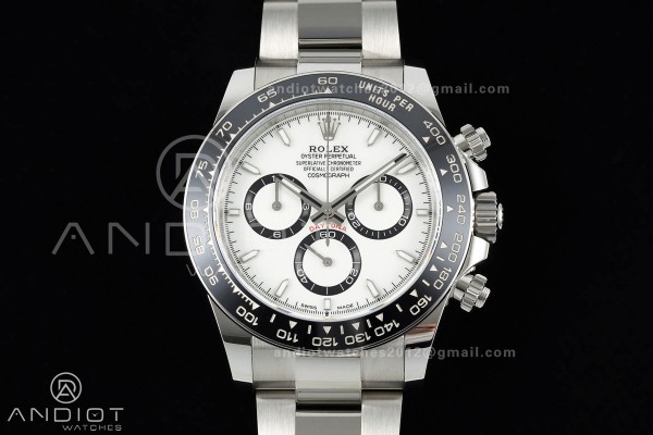 Daytona 126500 QF 1:1 Best Edition 904L Steel Whit...