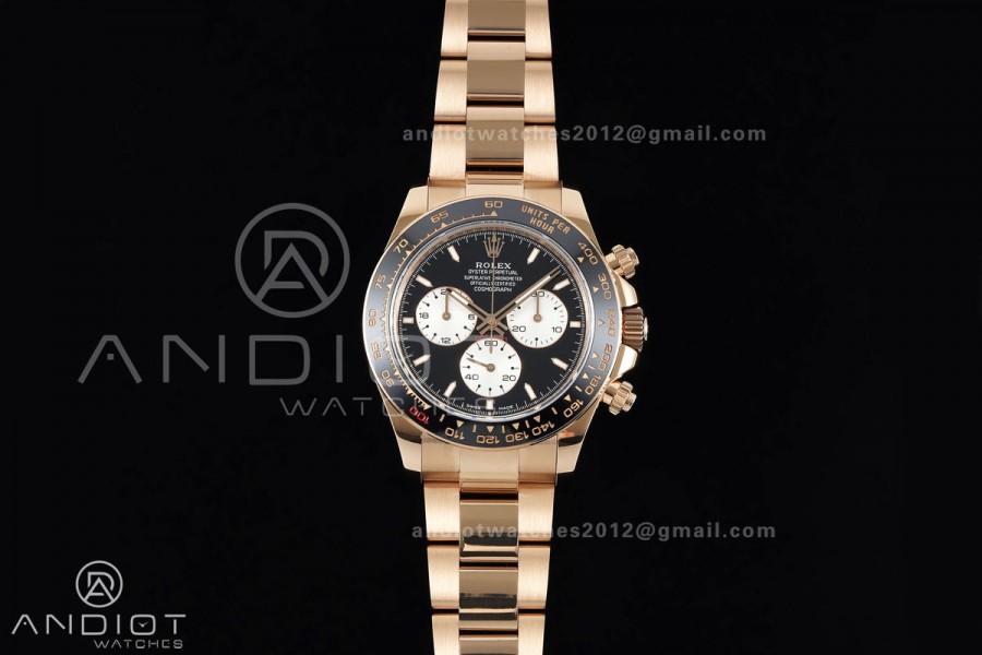 Daytona 126525 LN Le Mans QF 1:1 Best Edition on RG Bracelet JH4132 Free Sprung (Weighted)