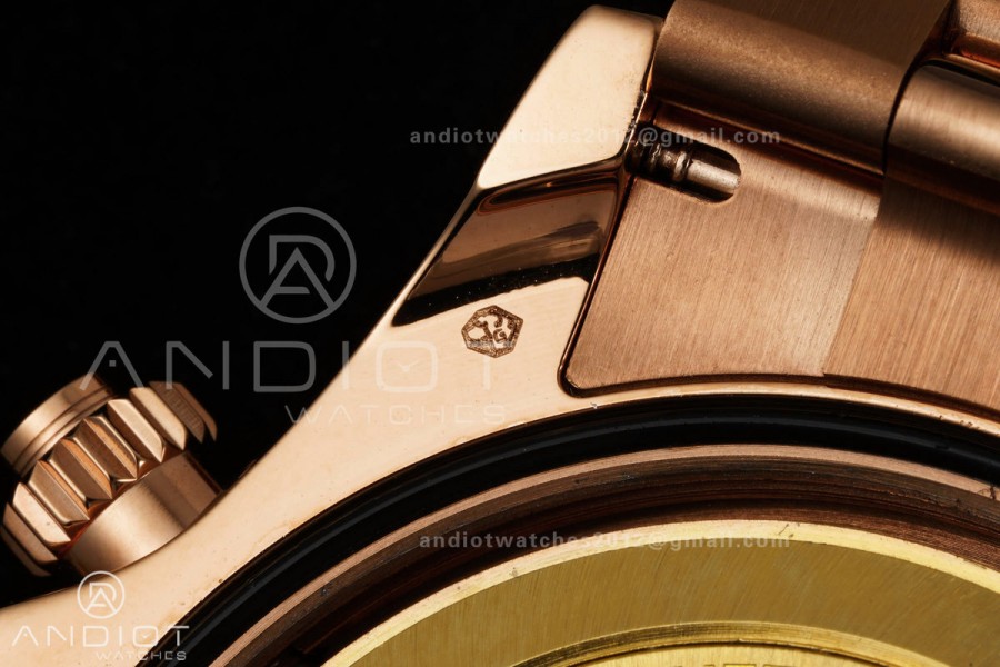 Daytona 126525 LN Le Mans QF 1:1 Best Edition on RG Bracelet JH4132 Free Sprung (Weighted)