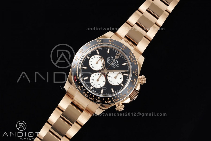 Daytona 126525 LN Le Mans QF 1:1 Best Edition on RG Bracelet JH4132 Free Sprung (Weighted)