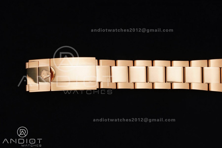 Daytona 126525 LN Le Mans QF 1:1 Best Edition on RG Bracelet JH4132 Free Sprung (Weighted)