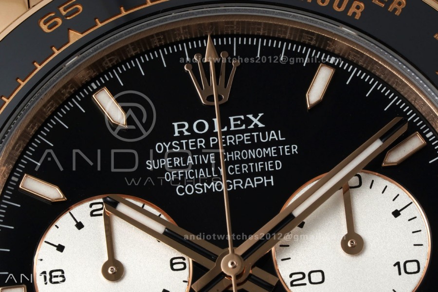 Daytona 126525 LN Le Mans QF 1:1 Best Edition on RG Bracelet JH4132 Free Sprung (Weighted)