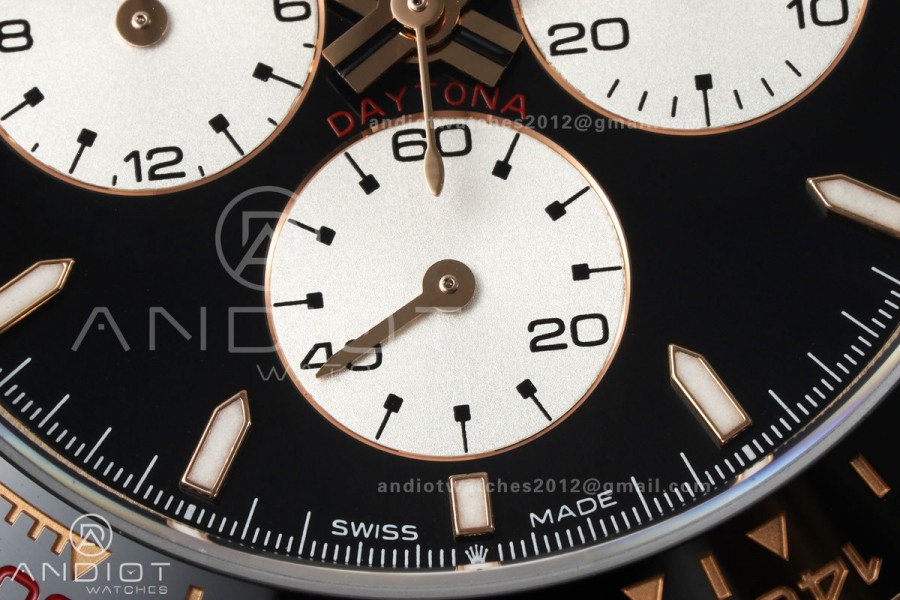 Daytona 126525 LN Le Mans QF 1:1 Best Edition on RG Bracelet JH4132 Free Sprung (Weighted)