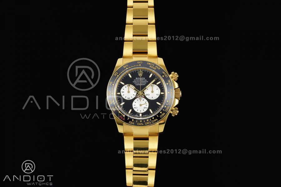 Daytona 126528 LN Le Mans QF 1:1 Best Edition on YG Bracelet JH4132 Free Sprung (Weighted)