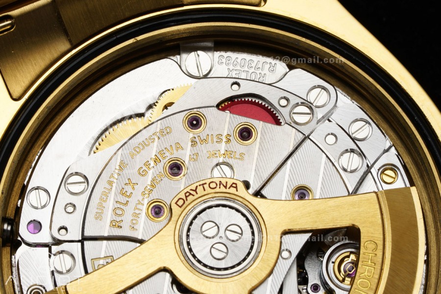 Daytona 126528 LN Le Mans QF 1:1 Best Edition on YG Bracelet JH4132 Free Sprung (Weighted)