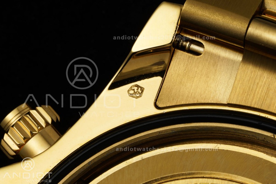 Daytona 126528 LN Le Mans QF 1:1 Best Edition on YG Bracelet JH4132 Free Sprung (Weighted)