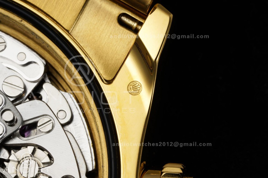 Daytona 126528 LN Le Mans QF 1:1 Best Edition on YG Bracelet JH4132 Free Sprung (Weighted)