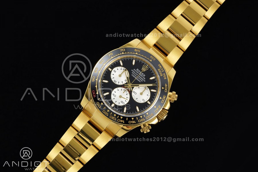 Daytona 126528 LN Le Mans QF 1:1 Best Edition on YG Bracelet JH4132 Free Sprung (Weighted)