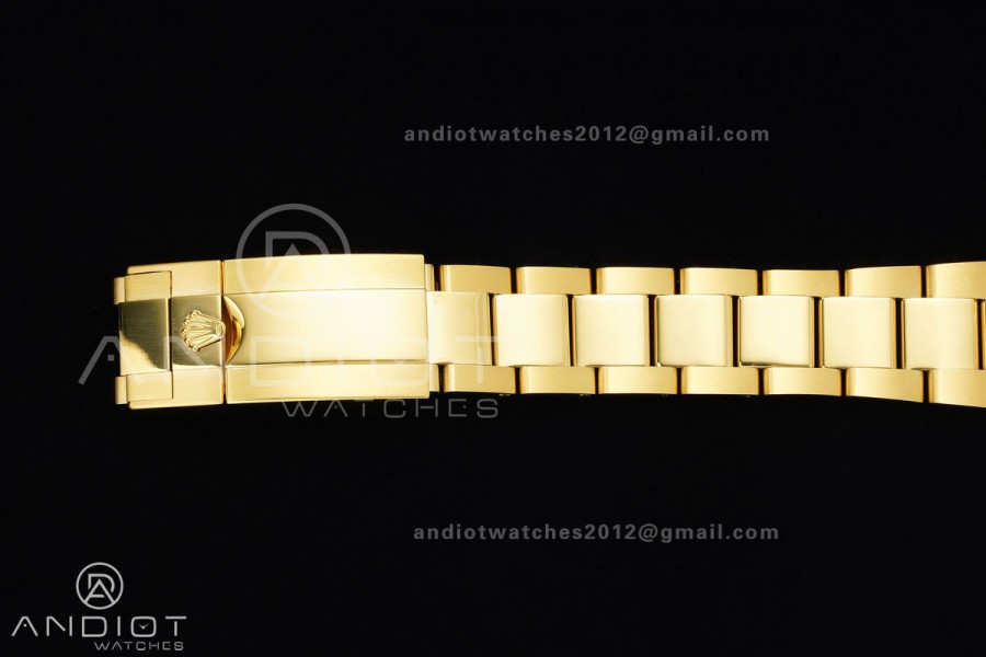 Daytona 126528 LN Le Mans QF 1:1 Best Edition on YG Bracelet JH4132 Free Sprung (Weighted)