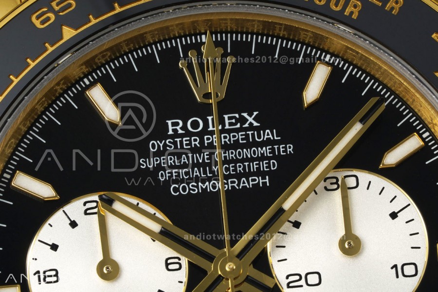 Daytona 126528 LN Le Mans QF 1:1 Best Edition on YG Bracelet JH4132 Free Sprung (Weighted)