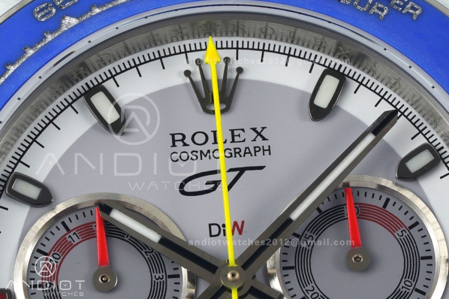 Daytona DIW White Carbon GT Blue SONIC 1:1 Best Edition White Dial on Blue Nylon Strap SA4130