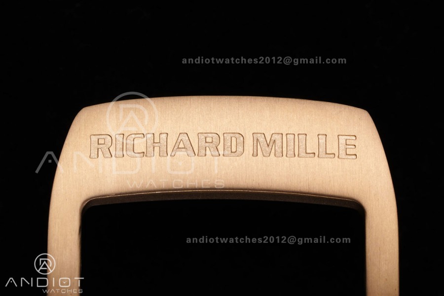 RM055 Crystal SONIC Best Edition Gold Inner Bezel Gray Crown on Transparent Rubber Strap RMUL2 Super Clone