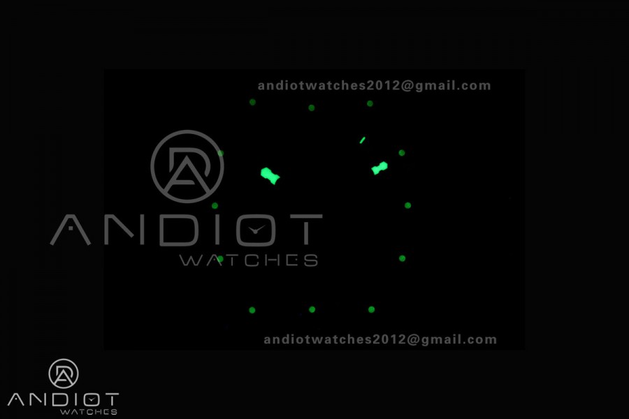 RM055 Crystal SONIC Best Edition Gold Inner Bezel Gray Crown on Transparent Rubber Strap RMUL2 Super Clone