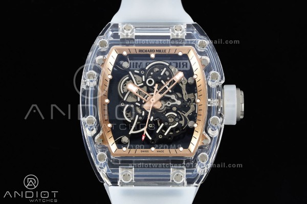 RM055 Crystal SONIC Best Edition Gold Inner Bezel ...