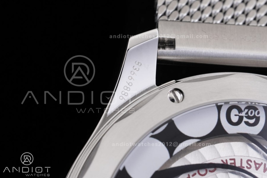 Seamaster 300M Diver 007 SS VSF 1:1 Best Edition Blue Wave Dial on SS Mesh Bracelet VS8806 Super Clone