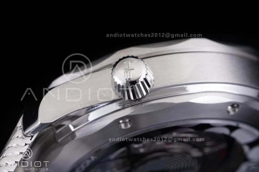 Seamaster 300M Diver 007 SS VSF 1:1 Best Edition Blue Wave Dial on SS Mesh Bracelet VS8806 Super Clone