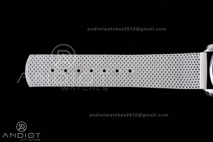 Seamaster 300M Diver 007 SS VSF 1:1 Best Edition Blue Wave Dial on SS Mesh Bracelet VS8806 Super Clone