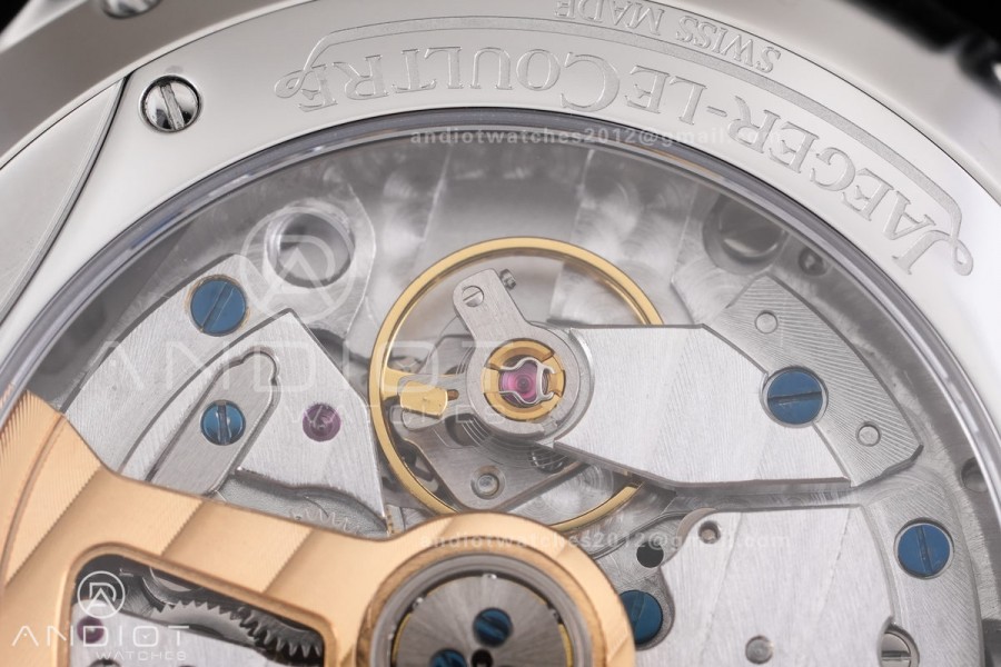 Master Ultra Thin Moon SS APSF 1:1 Best Edition Silver Dial on Black Leather Strap SA925 Super Clone