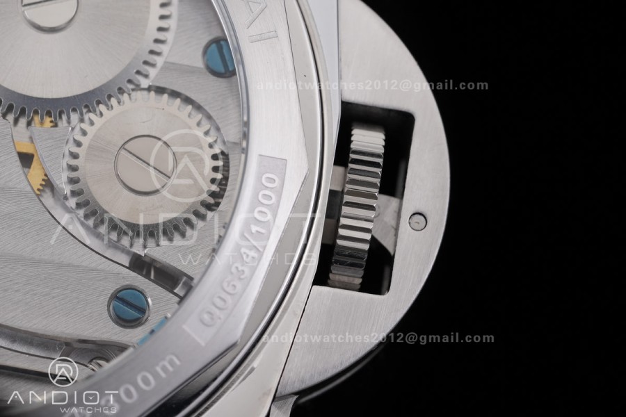 PAM111 SS HWF 1:1 Best Edition on Brown Leather Strap Strap A6497