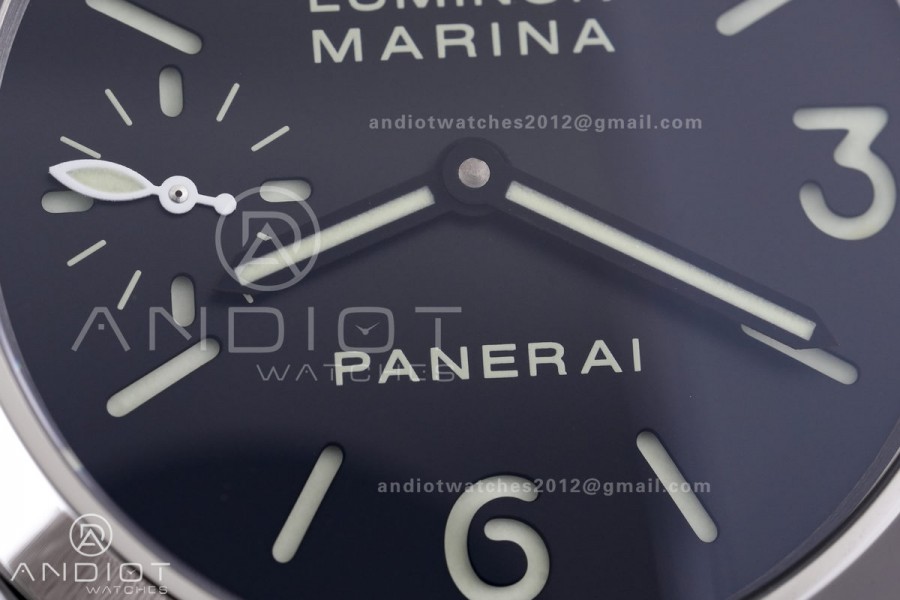 PAM111 SS HWF 1:1 Best Edition on Brown Leather Strap Strap A6497