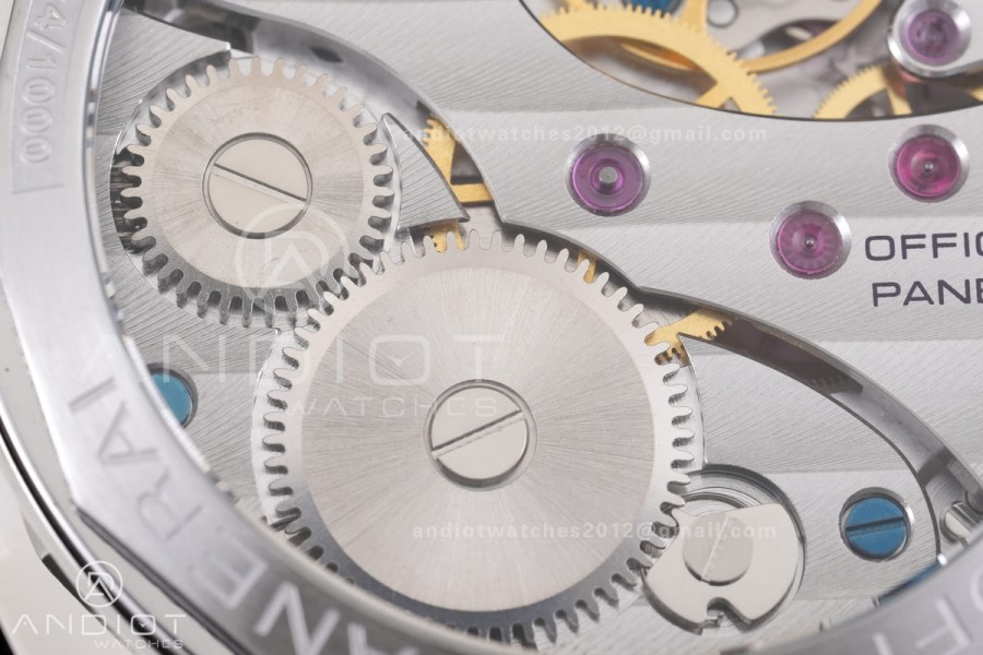 PAM111 SS HWF 1:1 Best Edition on Brown Leather Strap Strap A6497