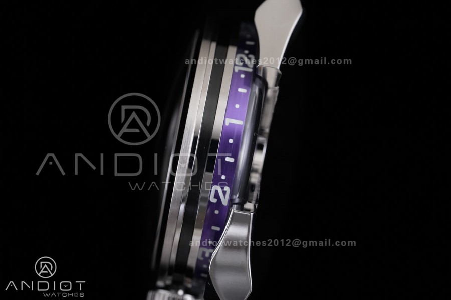 MB&F M.A.D.1.Purple SS K1F 1:1 Best Edition on Black Leather Strap Miyota 821A