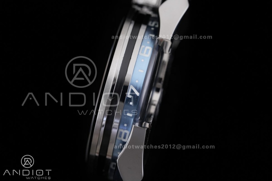 MB&F M.A.D.1.Blue SS K1F 1:1 Best Edition on Black Leather Strap Miyota 821A