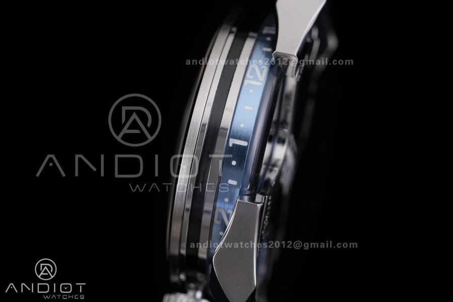 MB&F M.A.D.1.Blue SS K1F 1:1 Best Edition on Black Leather Strap Miyota 821A