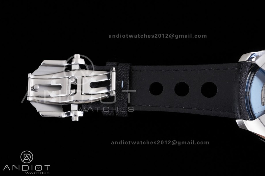 MB&F M.A.D.1.Blue SS K1F 1:1 Best Edition on Black Leather Strap Miyota 821A