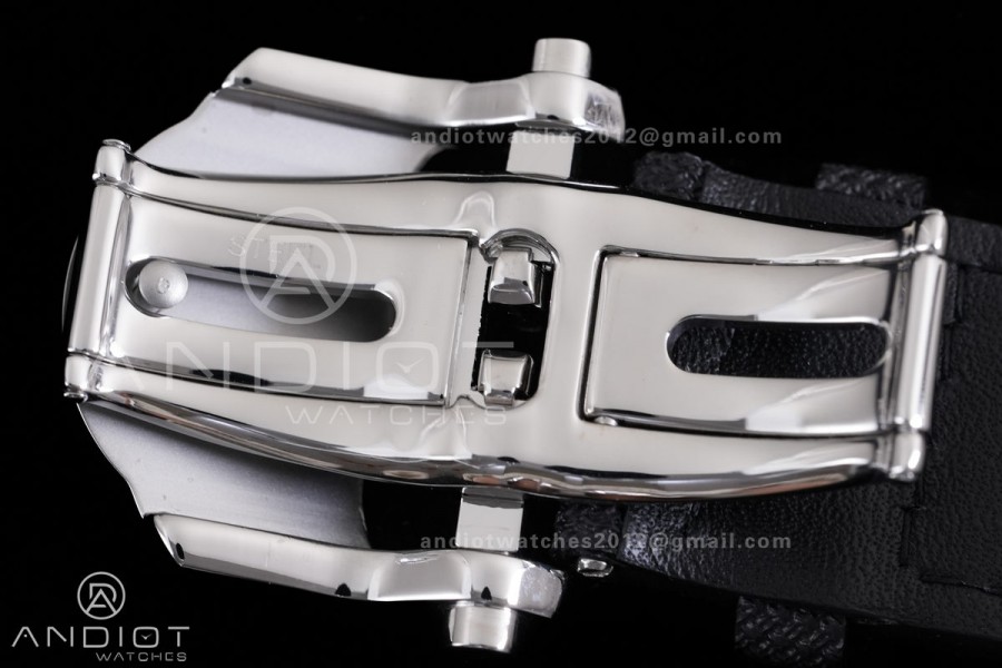 MB&F M.A.D.1.Blue SS K1F 1:1 Best Edition on Black Leather Strap Miyota 821A