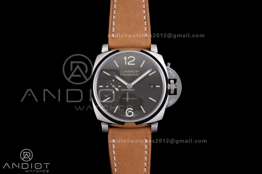 PAM904 Luminor Due VSF Best Edition Gray Dial on Brown Asso Strap AXXXIV