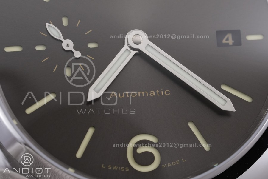 PAM904 Luminor Due VSF Best Edition Gray Dial on Brown Asso Strap AXXXIV