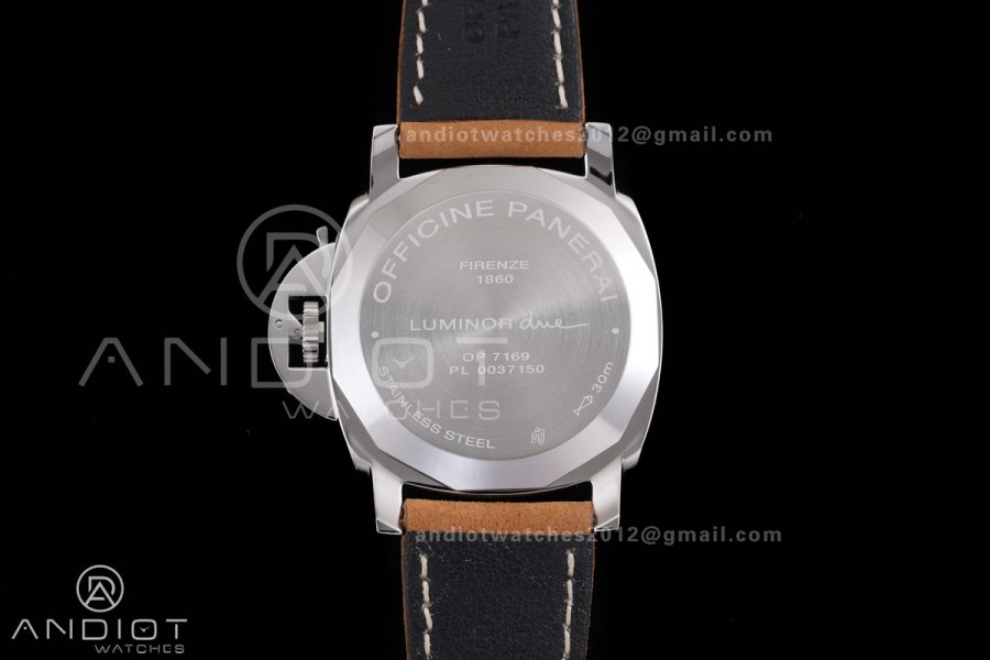 PAM904 Luminor Due VSF Best Edition Gray Dial on Brown Asso Strap AXXXIV