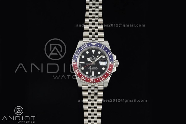 GMT-Master II 126710 BLRO 904L Steel ERF 1:1 Best Edition on Jubilee Bracelet JH3285 (Free Sprung)