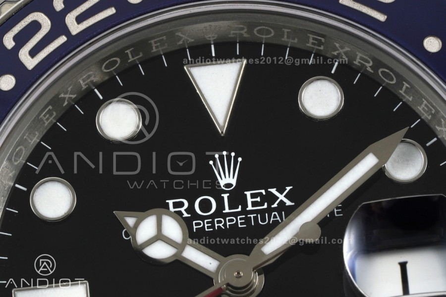 GMT-Master II 126710 BLRO 904L Steel ERF 1:1 Best Edition on Jubilee Bracelet JH3285 (Free Sprung)