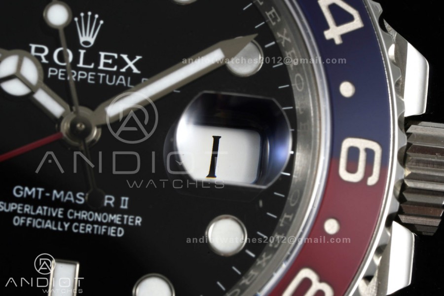 GMT-Master II 126710 BLRO 904L Steel ERF 1:1 Best Edition on Jubilee Bracelet JH3285 (Free Sprung)