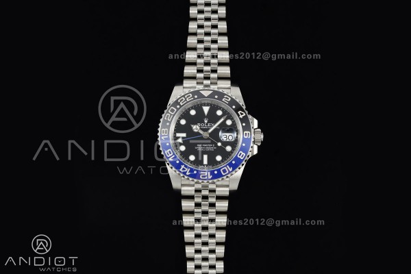 GMT-Master II 126710 BLNR 904L Steel ERF 1:1 Best Edition on Jubilee Bracelet JH3285 (Free Sprung)