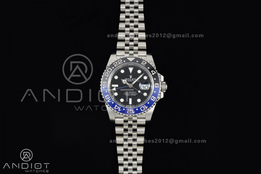 GMT-Master II 126710 BLNR 904L Steel ERF 1:1 Best Edition on Jubilee Bracelet JH3285 (Free Sprung)