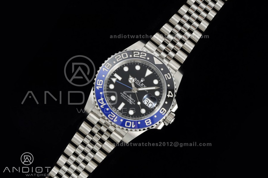 GMT-Master II 126710 BLNR 904L Steel ERF 1:1 Best Edition on Jubilee Bracelet JH3285 (Free Sprung)