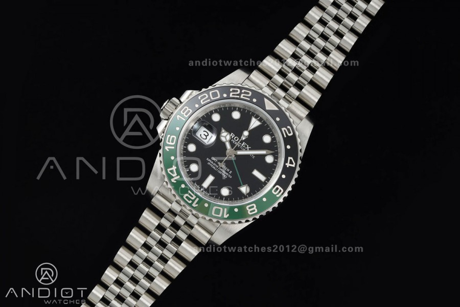 GMT-Master II 126720 VTNR 904L Steel ERF 1:1 Best Edition on Jubilee Bracelet JH3285 (Free Sprung)