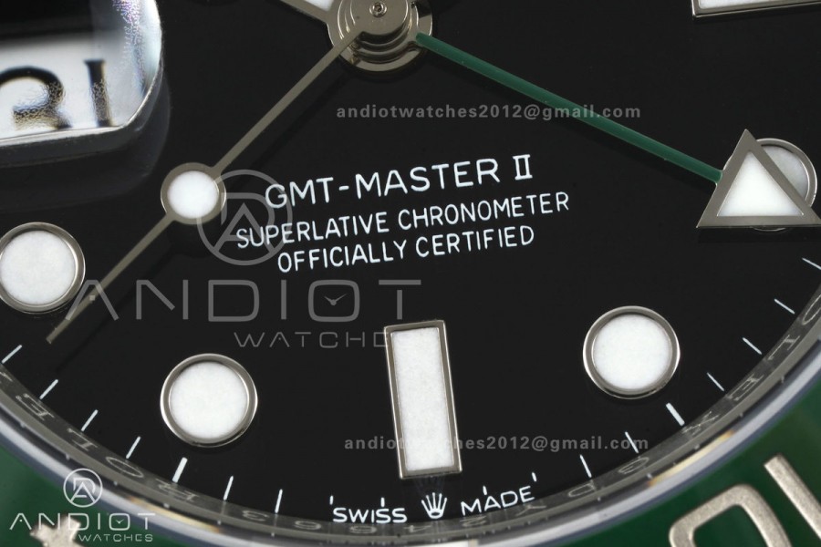 GMT-Master II 126720 VTNR 904L Steel ERF 1:1 Best Edition on Jubilee Bracelet JH3285 (Free Sprung)