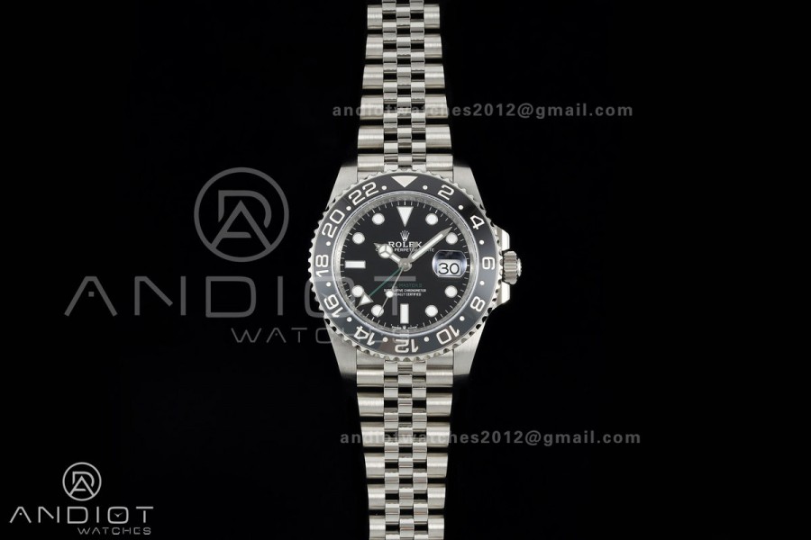 GMT-Master II 126710 GRNR 904L Steel ERF 1:1 Best Edition on Jubilee Bracelet JH3285 (Free Sprung)