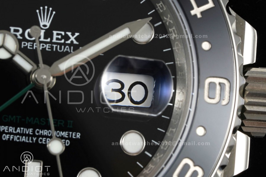 GMT-Master II 126710 GRNR 904L Steel ERF 1:1 Best Edition on Jubilee Bracelet JH3285 (Free Sprung)