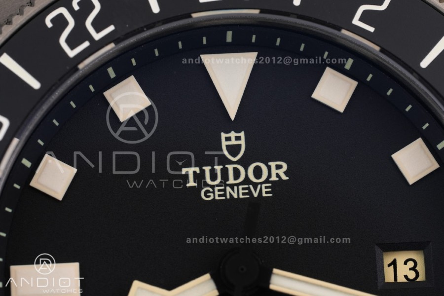 Pelagos M2542G247NU-0002 Ti BRF 1:1 Best Edition Black dial Black Ceramic Bezel On Nylon Strap