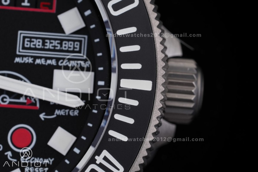 Pelagos FXD Black Ceramic Bezel Ti BRF 1:1 Best Edition Black Designed Dial On Green Nylon Strap