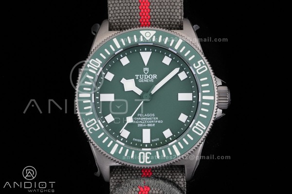 Pelagos FXD Green Ceramic Bezel Ti BRF 1:1 Best Ed...