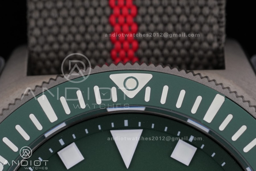 Pelagos FXD Green Ceramic Bezel Ti BRF 1:1 Best Edition Green Dial On Green Nylon Strap