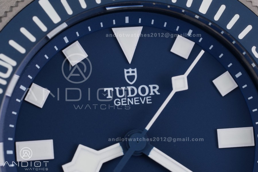 Pelagos FXD Blue Ceramic Bezel Ti BRF 1:1 Best Edition Blue Dial On Blue Nylon Strap