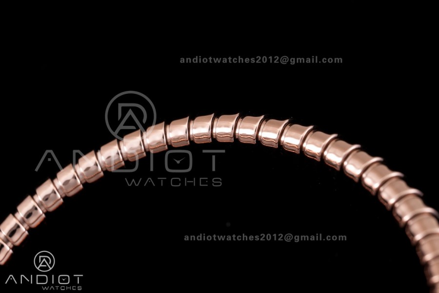 Serpenti 35mm RG BVF 1:1 Best Edition Sliver Dial on RG Bracelet Ronda Quartz