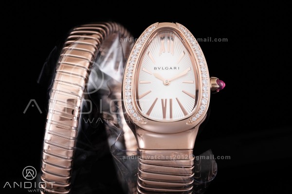 Serpenti 35mm Diamonds Bezel RG BVF 1:1 Best Editi...